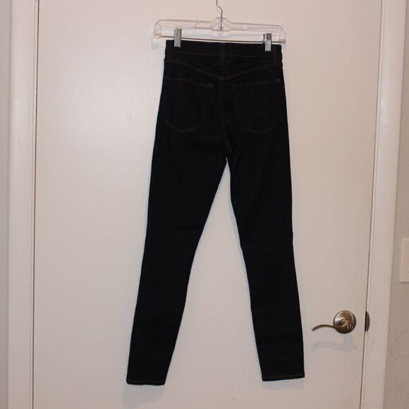 J Brand High waisted skinny fit jeans with dark Wash Women Size 24 - Picture 6 of 12